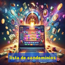 lista de condominios